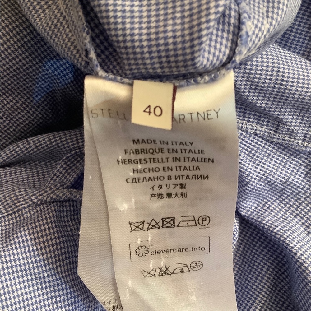 Stella McCartney Open Back Button Down Shirt IT 40 - Picture 5 of 5